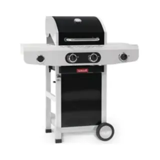 Barbecook Siesta 210 Black Edition Barbecue Verrijdbaar Gas Zwart, Roestvrijstaal 8000 W