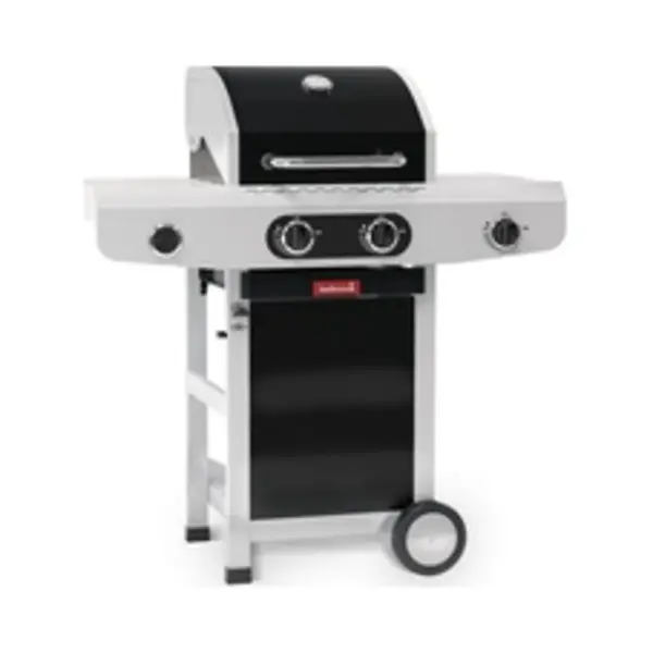 Barbecook Siesta 210 Black Edition Barbecue Verrijdbaar Gas Zwart, Roestvrijstaal 8000 W thumbnail