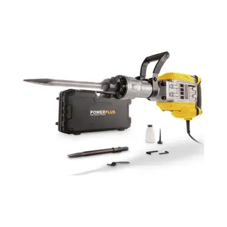 Powerplus POWX11861 - Elektrische Breekhamer - 1700 W Vermogen - 60 J Slagkracht - Inclusief Beitels En Koffer