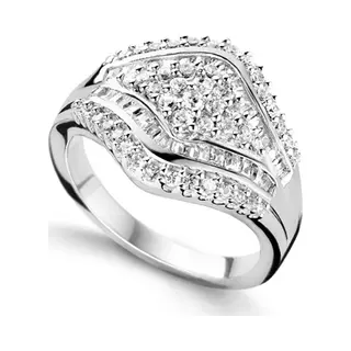 Orphelia Ring Zirconium Zilver 925 R-3657/52