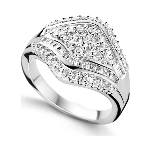 Orphelia Ring Zirconium Zilver 925 R-3657/52 thumbnail