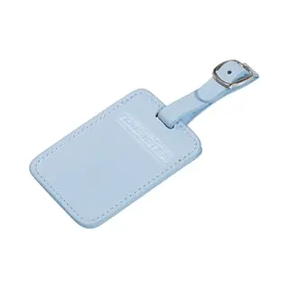 American Tourister Luggage Tags - For Suitcases And Bags, With Adjustable Strap, Address Card Included, Set Of 2, Neptune Blue