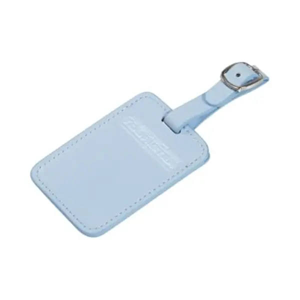 American Tourister Luggage Tags - For Suitcases And Bags, With Adjustable Strap, Address Card Included, Set Of 2, Neptune Blue thumbnail