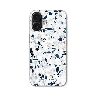 Case Company® - Hoesje Geschikt Voor IPhone 16 Hoesje - Terrazzo N°1 - Soft Cover Telefoonhoesje - Bescherming Aan Alle Kanten En Schermrand