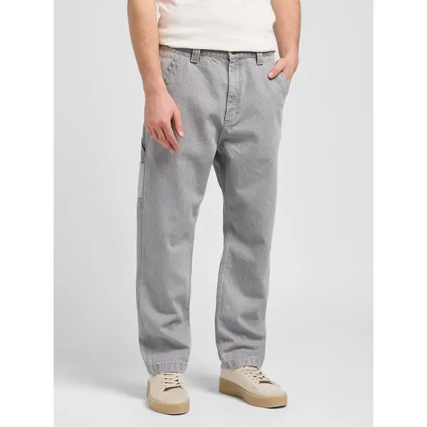 Lee Slouchy Carpenter Relaxed Fit Spijkerbroek Grijs 34 / 32 Man thumbnail
