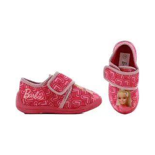 Leomil Barbie Kids Slippers Pink With Pattern Uk 9, Pink, 9 Uk