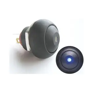 Cherry Switches Mini-drucktaster - Blaue Led - 1p Spst Off-(on)