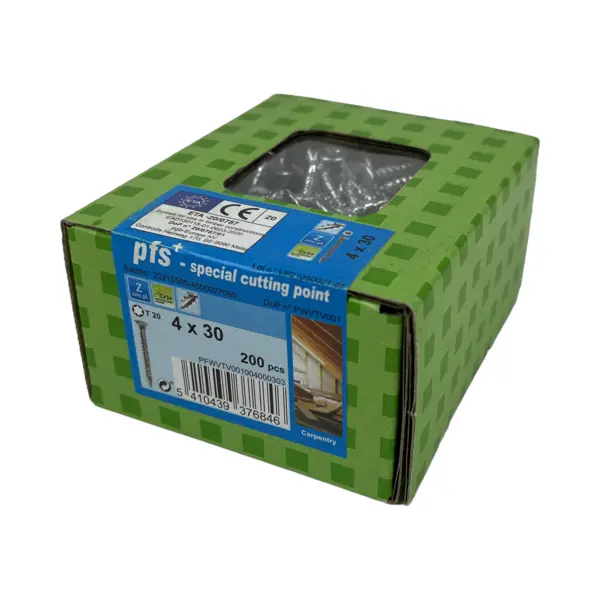 mtools Pgb Torx Pfs Schroef Voldraad Verzinkt 4x30 Mm. T-20 thumbnail