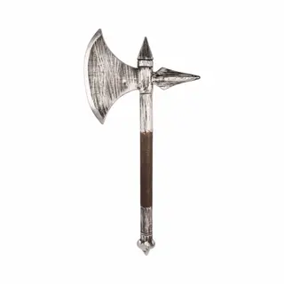 Faram Party Verkleed Wapens Viking Bijl - Middeleeuwen Wapens - Kunststof - 60 Cm