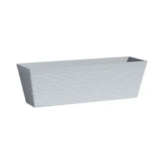 Jardiniere - Garden Id - Green Care Impact Blauw-Grijs - 50 X 16 X 16 Cm - 10 Jaar Garantie - 100% Gerecycled - Uv-/gelbestendig