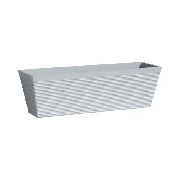 Jardiniere - Garden Id - Green Care Impact Blauw-Grijs - 50 X 16 X 16 Cm - 10 Jaar Garantie - 100% Gerecycled - Uv-/gelbestendig thumbnail