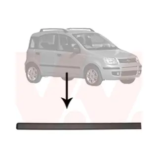 Van Wezel - Deurbekleding Voor Fiat Panda 2003-2012