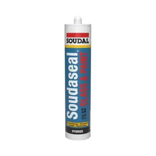 Soudal Soudaseal Glass&Paint Beglazingsvoegkit Met Komo - Zwart - 290ml