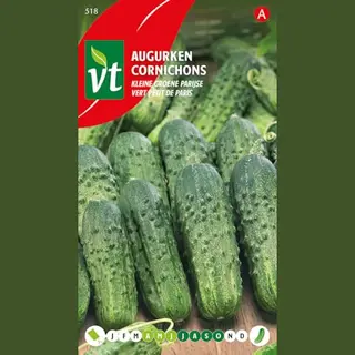 Vt Augurken Kleine Groene Parijse Zaden - Compacte Augurkenplant Met Knapperige Vruchten