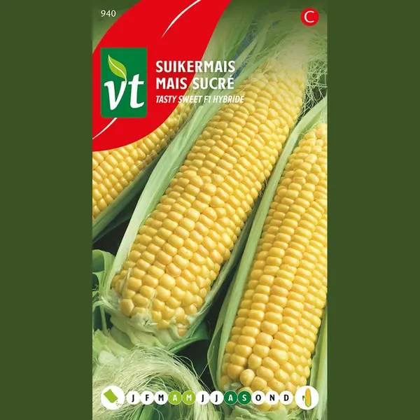 Vt Suikermais 'Tasty F1 Sweet Hybride' - Ultrazoet En Perfect Voor Bbq thumbnail