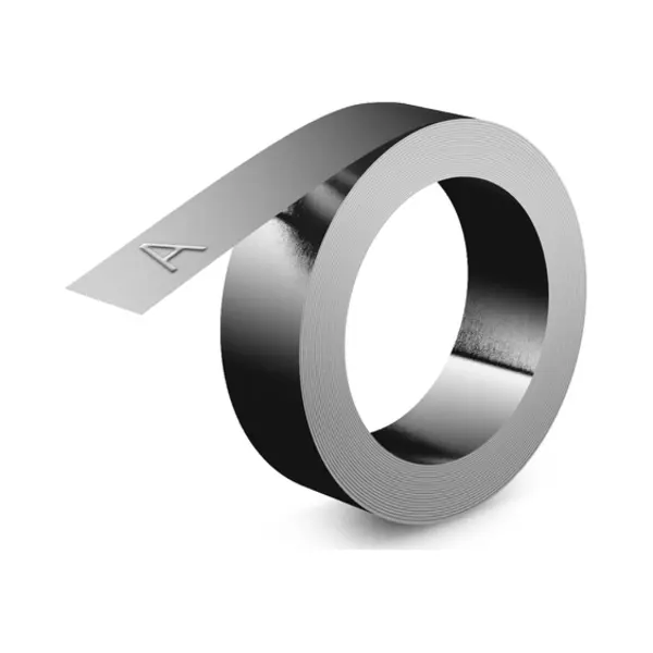 Dymo 12mm Non Adhesive Stainless Steel Tape Etiketten erstellendes Band thumbnail