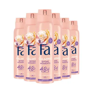 Fa Divine Moments Deodorant Spray 6x150ml - Voordeelverpakking