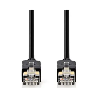 Nedis CCBW85210AT10 Netzwerkabel Schwarz 1 m Cat6 F/Utp (Ftp)
