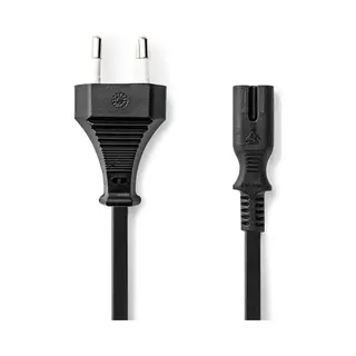 Nedis CEGT11040BK30 electriciteitssnoer Zwart 3 m Iec 320 C7 stekker