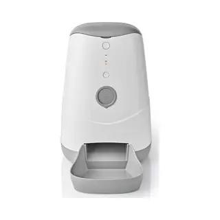 Nedis WIFIPET10CWT Futter-/Wasserspender für Hunde/Katzen Grau, Weiß Katze / Hund