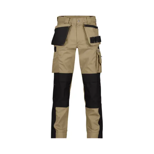 Dassy® Seattle Zweifarbige Arbeitshose Mit Holstertaschen Und Kniepolstertaschen - Größe 53 - Khaki/Schwarz thumbnail