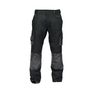 Dassy Nova Werkbroek Met Kniezakken 200846 - Binnenbeenlengte Standaard (81-86 Cm) - Zwart/Antracietgrijs - 67