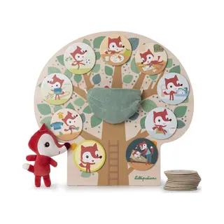 Lilliputiens - Daytime Rituals Magnet Tree - 19 Magnet Cards With Scenes To Tell The Story Of The Day - Express Emotions And Develop Narrative Skills