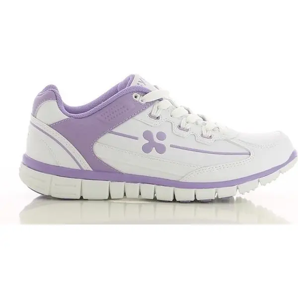 Oxypas Sunny , Sportschoen In Leder Met Antislipzool Voor Dames - Maat 36 - Paars thumbnail
