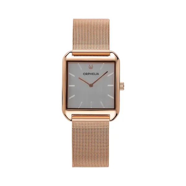 Orphelia Olivia Analoog Dameshorloge Met Roestvrij Stalen Armband, Roségouden Armband, Rozengoud., Armband thumbnail