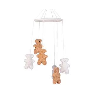 Childhome Teddy Collection - Mobiel Baby – Babymobiel - Beige/Wit