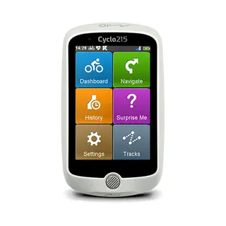 Mio Cyclo 215 Hc navigator Handheld 8,89 cm (3.5") Touchscreen 151 g Wit
