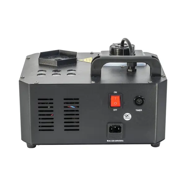 Ibiza - Spray-Color-1000-1000W Fog Machine With Rgb LEDs And 2 Remote Controls - Black thumbnail