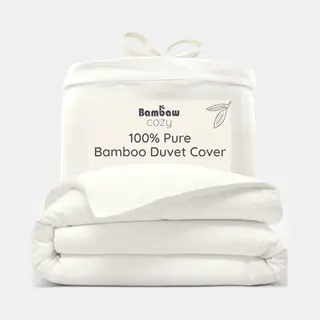 Bambaw Bamboo Single Duvet Cover, 135x200 Cm, Antiallergic Cooling Sheet, 100% Bamboo Viscose Bedding, Single Bed Luxury Bedding, Sustainable, Soft &