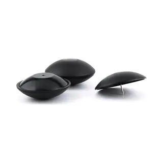 ShopControl 500st Beveiligingstag Golftag Rf 8, 2Mhz Zwart 50mm Schelplabel Artikelbeveiliging RadioFrequent Voor Kledingbeveiliging Tegen Winkeldiefstal Door