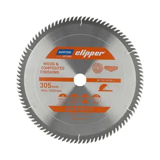Norton Clipper, Zaagbladen, PiŁA Tarczowa 305mm X 30mm X 96z Drewno I Kompozyty Atb (3, 2 / 2, 2)