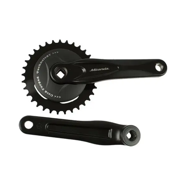 Miranda Crankstel Alfa 1 Met Disk 33t 170 Mm Zwart thumbnail