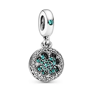 Pandora Charm-Einhänger 797906NRGMX, Glücksbringer, Glück, Türkis