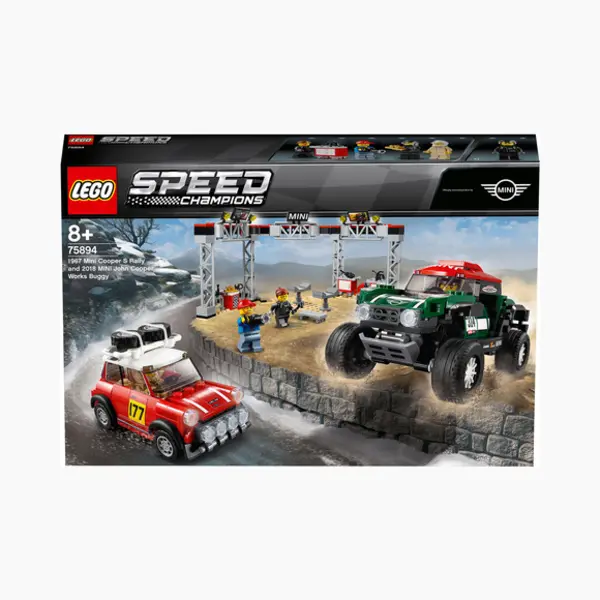 Lego Speed Champions 1967 Mini Cooper S Rally and 2018 Mini John Cooper Works Buggy - 75894 thumbnail
