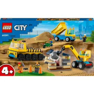 Lego 60391 City Kiepwagen, bouwtruck en sloopkraan