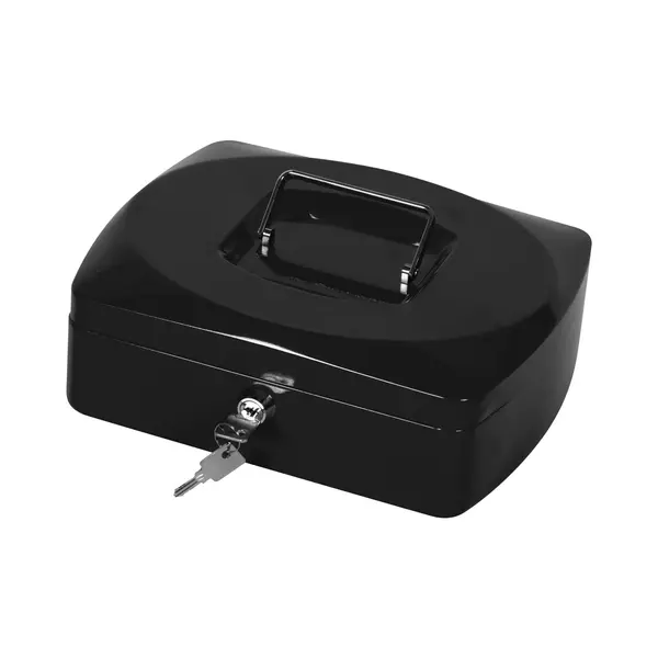 Q-Connect KF02603 Geldbox Schwarz thumbnail
