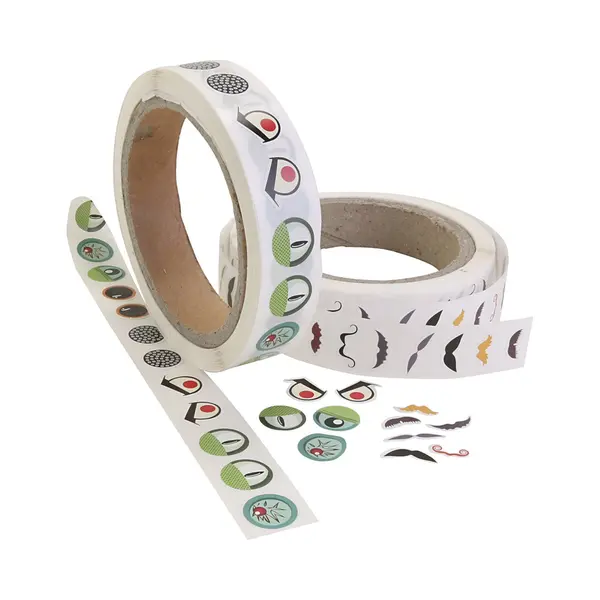 Creativ Company Stickers Op Rol Ogen En Snorren 2000 Stuks thumbnail