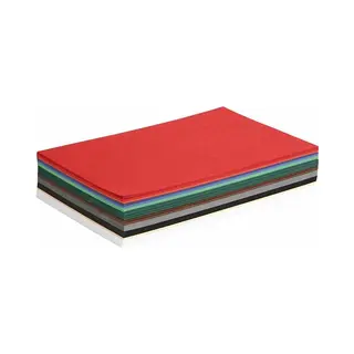 Colortime Kerst Karton, A4 210x297 Mm, 180 Gr, 300 Div Vellen, Diverse Kleuren