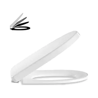 Pressalit, Wc-deksel, 492000-D09999 Wc-zitting Delight Met Deksel Wit Uni-flex