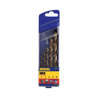 Irwin Metall-hss-bohrersatz 5-tlg. 4, 0, 5, 0, 6, 0, 8, 0, 10, 0 Mm