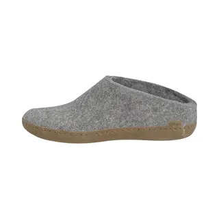 Glerups Dk B Slipper Unisex - Erwachsene Filz-Slipper, Damen, Herren Huettenschuhe, Filz-Schuhe, Filz-Pantoffel, Pantoletten, Puschen Grau, 44 Eu /