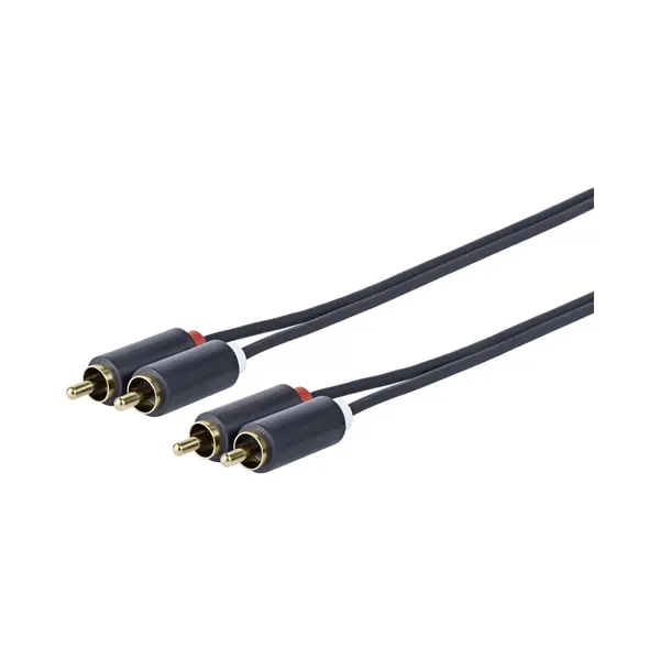 Vivolink PRORCARCA10 audio kabel 10 m 2 x Rca Zwart thumbnail
