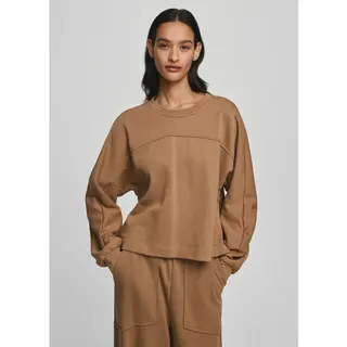 Msch Copenhagen Msch Briena Slit Sweatshirt Toasted Coconut