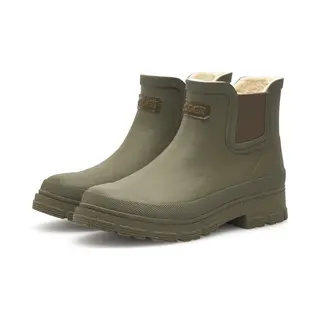 Woden Damen Gummistiefel Liv Warm Waterproof Dark Olive, Größe, 41 Eu