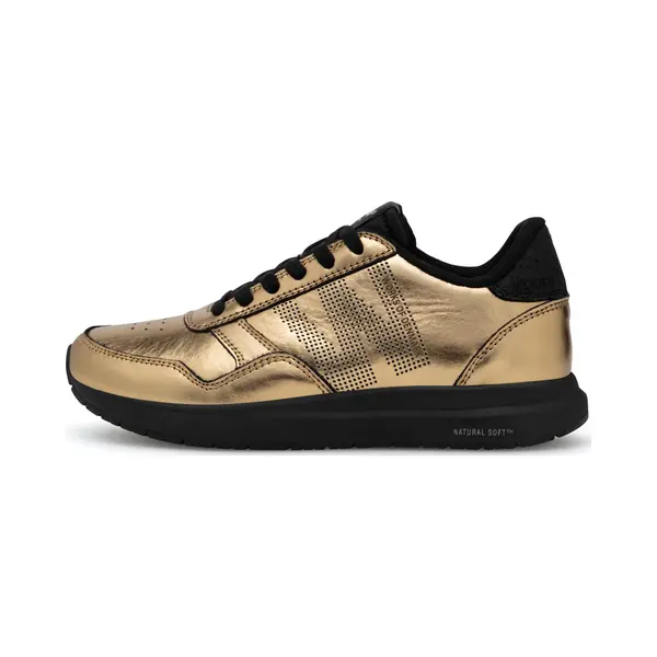 Woden Sneakers Laag ' Nicoline Metallic ' Goud thumbnail