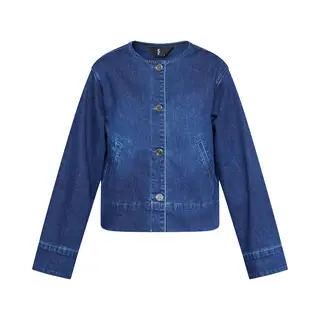 Sisters Point Tussenjas 'Feja-Ja' Blauw Denim
